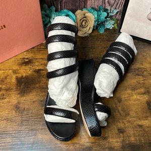 Cult Gaia Women's Gabi Platform Sandals size 6.5 nwt and box
